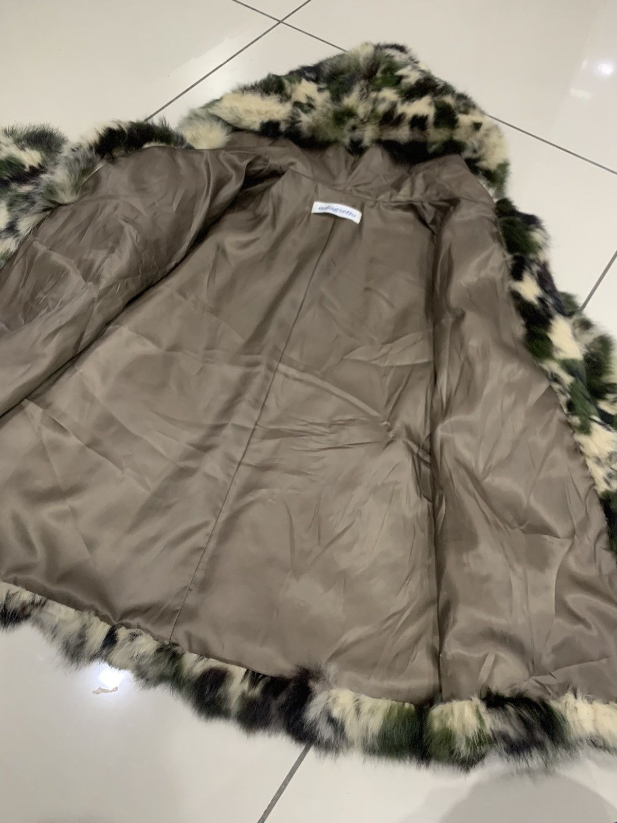 Other ADIAGETTO JAPANESE DESIGNER RABBIT FUR CAMO JACKET COAT Size S / US 4 / IT 40 - 7 Thumbnail