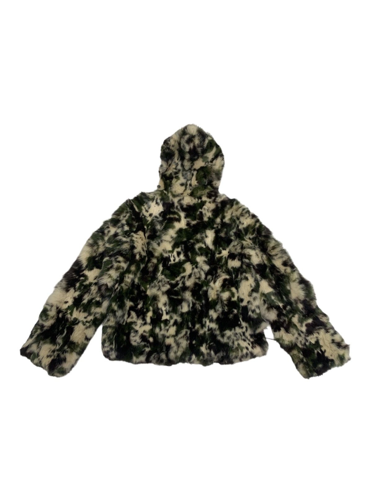 Other ADIAGETTO JAPANESE DESIGNER RABBIT FUR CAMO JACKET COAT Size S / US 4 / IT 40 - 2 Thumbnail