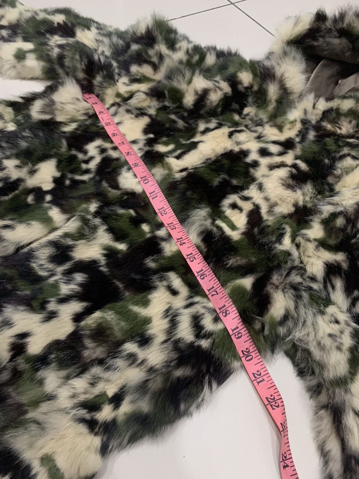 Other ADIAGETTO JAPANESE DESIGNER RABBIT FUR CAMO JACKET COAT Size S / US 4 / IT 40 - 3 Thumbnail