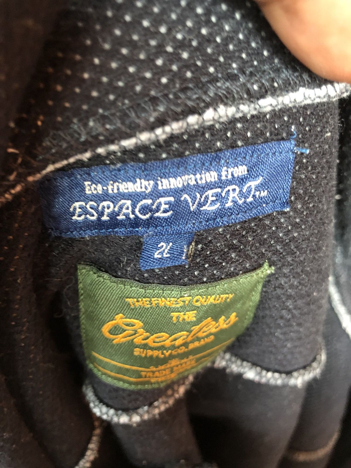 Japanese Brand Espace Vert fleece zipper Hodie sweater big size Size US XXL / EU 58 / 5 - 10 Thumbnail