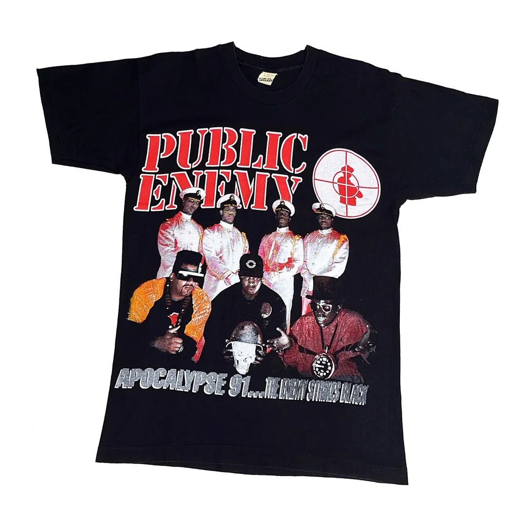 本物　90s パブリックエネミー ヴィンテージ　Ｔシャツ　黒　Ｌ imgrc0086683790.jpg