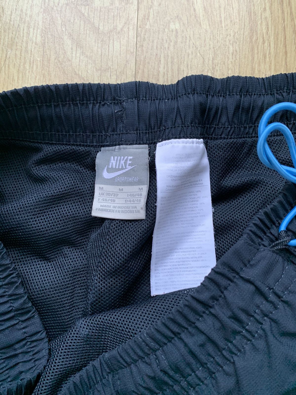 Nike × Vintage Vintage y2k Nike Navy Track Pants Swoosh Drill Nike Air Size US 32 / EU 48 - 6 Thumbnail