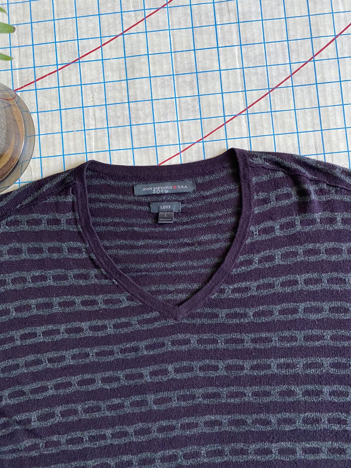 John Varvatos John Varvatos USA Luxe V Neck Sweater Size Large Size US L / EU 52-54 / 3 - 4 Thumbnail