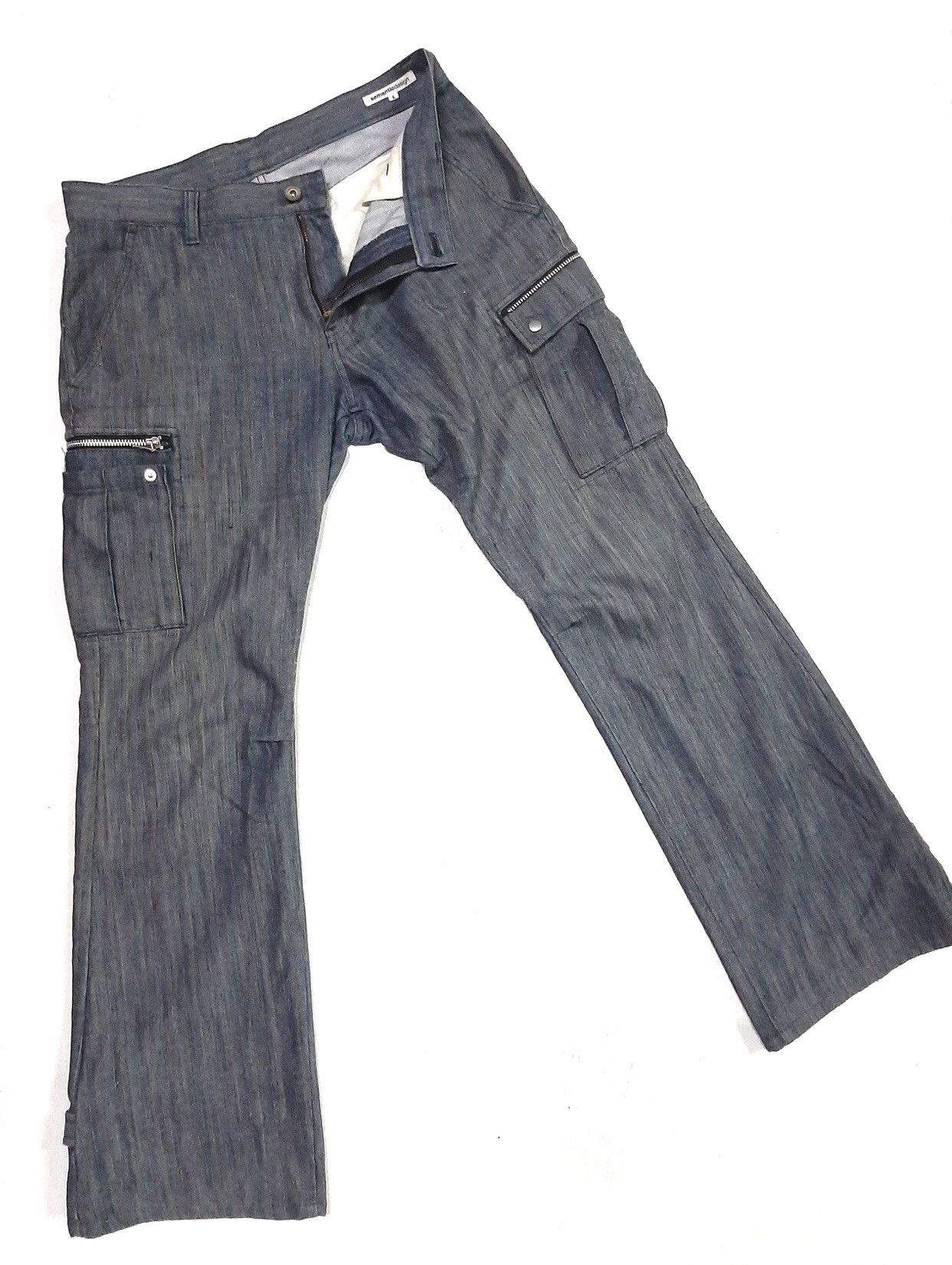 semanticdesign SEMANTIC DESIGN BONDAGE PARACHUTE CARGO PANTS MULTI POCKET Size US 32 / EU 48 - 3 Thumbnail