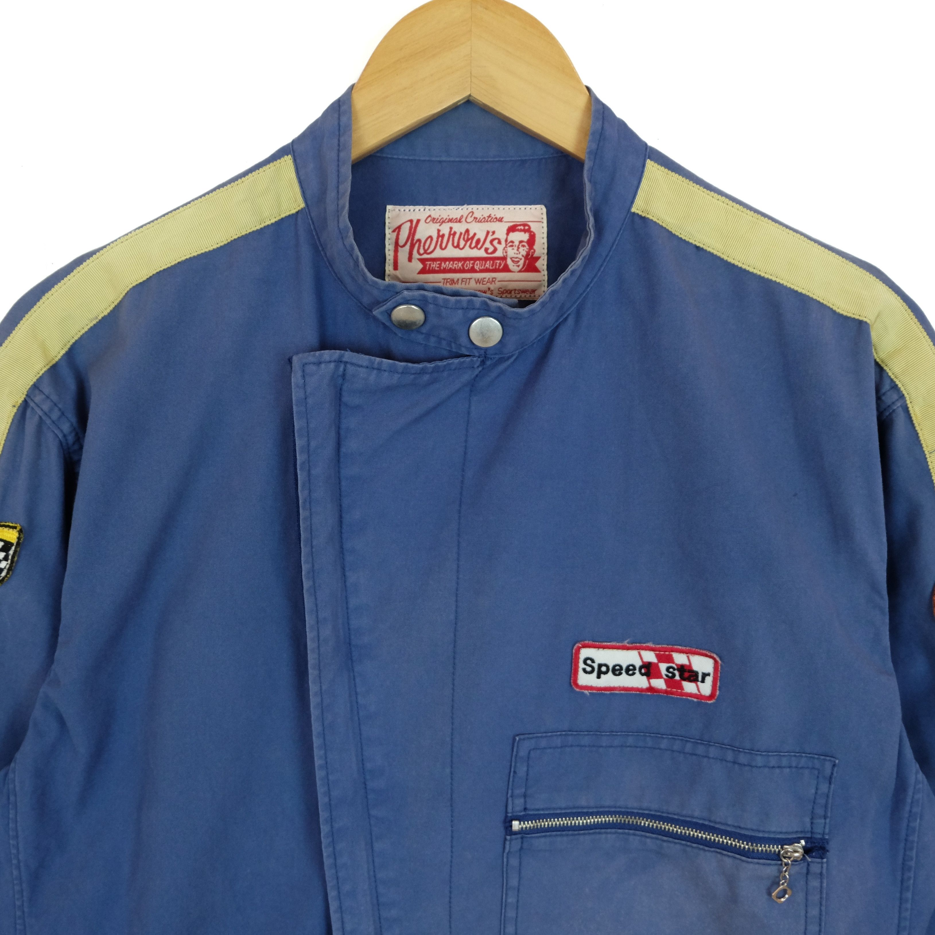 Pherrow's Vintage 90's PHERROW'S Flight Racing Jacket Size US M / EU 48-50 / 2 - 3 Thumbnail