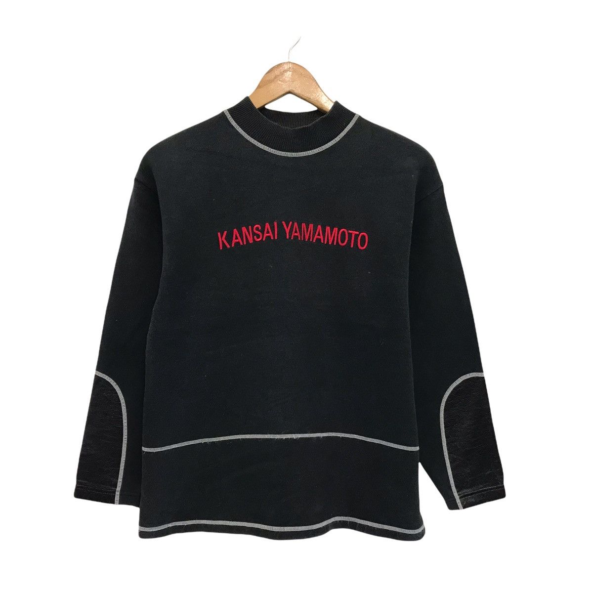 Japanese Brand × Kansai Yamamoto Vintage Kansai Yamamoto Big Logo Sweatshirt Kansai Kids Size US S / EU 44-46 / 1 - 2 Thumbnail