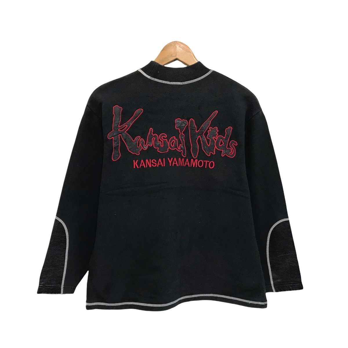 Japanese Brand × Kansai Yamamoto Vintage Kansai Yamamoto Big Logo Sweatshirt Kansai Kids Size US S / EU 44-46 / 1 - 1 Thumbnail
