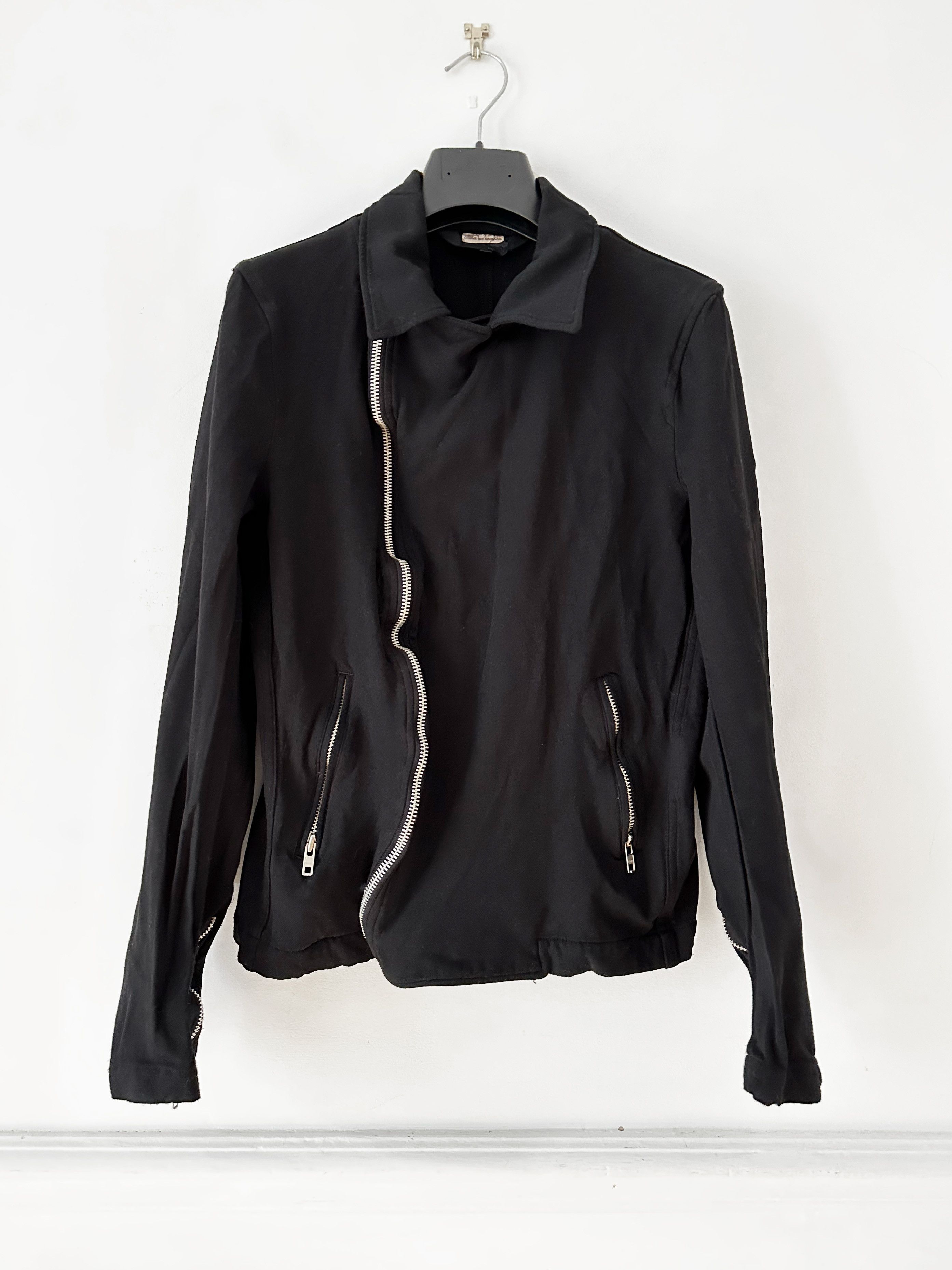 image of Comme Des Garcons Ad2006 Moto Jacket in Black, Women's (Size Medium)
