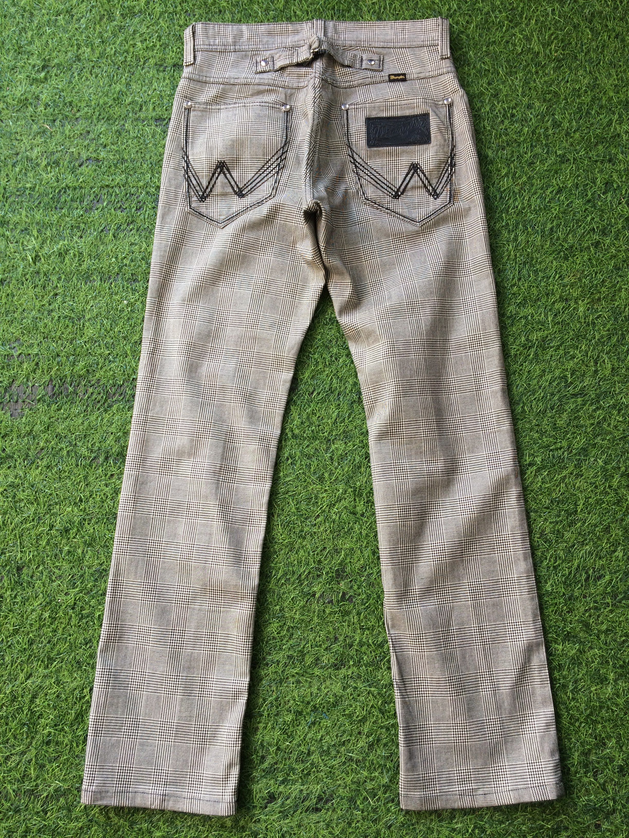 Japanese Brand Japanese Tartan Plaid Checkered Denim Jeans D-528 Size US 30 / EU 46 - 2 Thumbnail