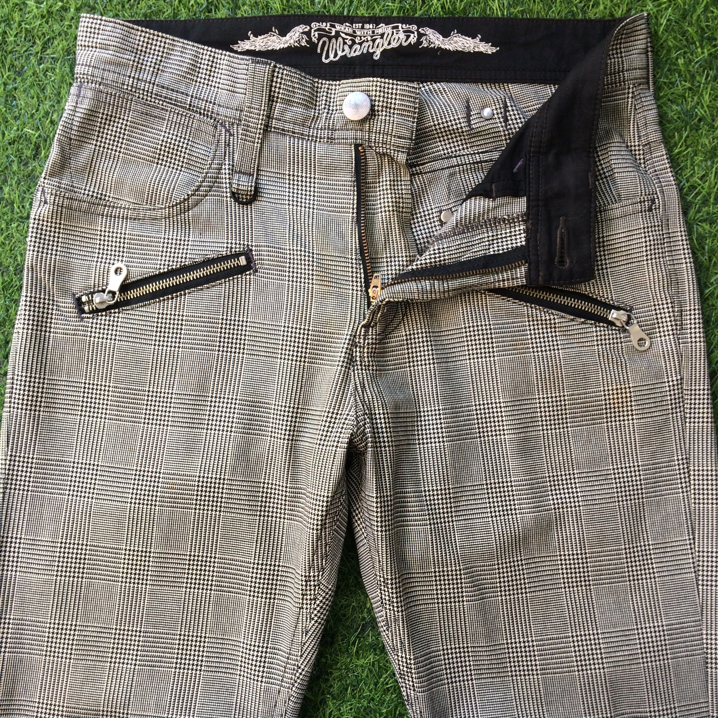 Japanese Brand Japanese Tartan Plaid Checkered Denim Jeans D-528 Size US 30 / EU 46 - 3 Thumbnail