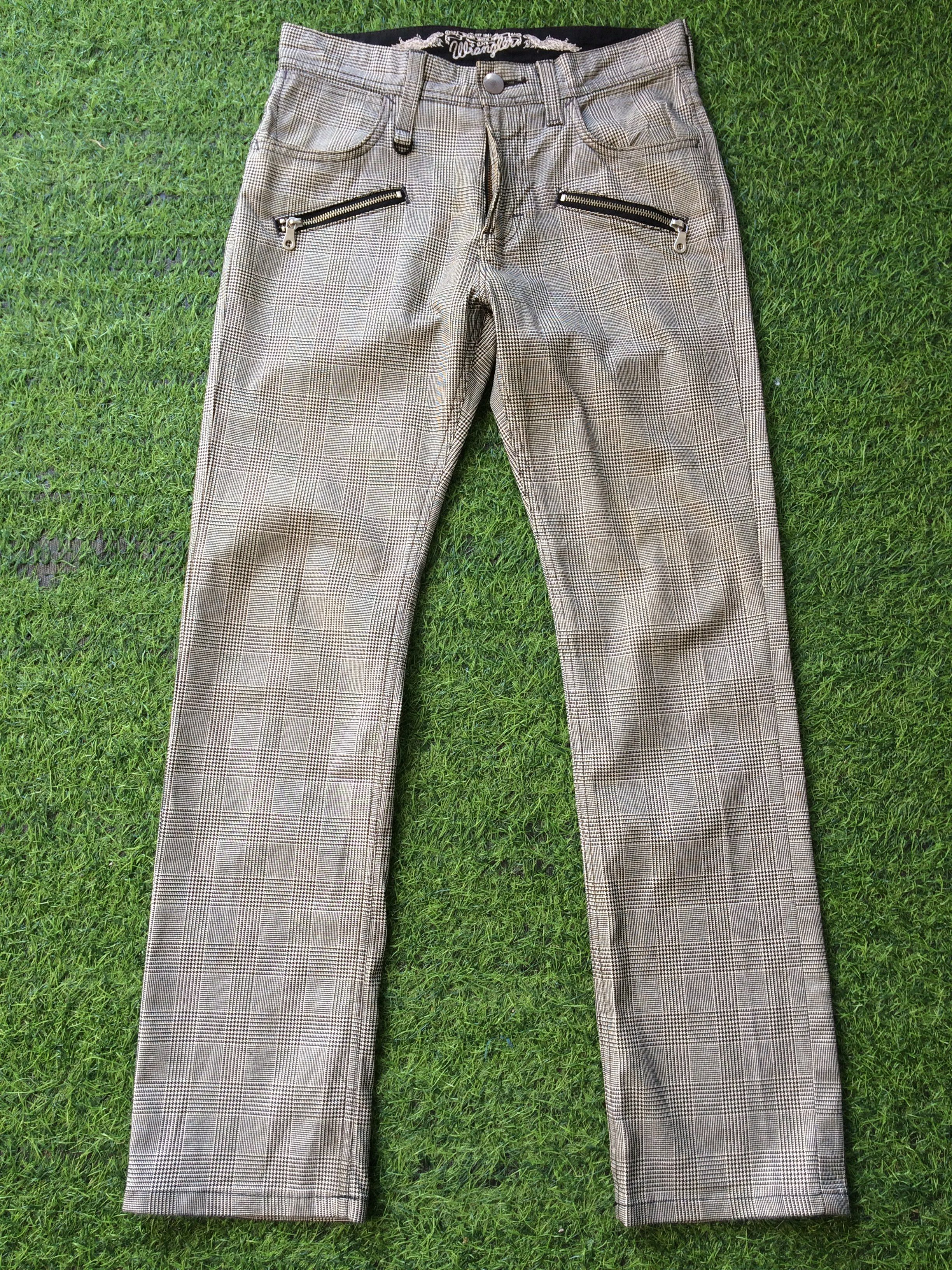 Japanese Brand Japanese Tartan Plaid Checkered Denim Jeans D-528 Size US 30 / EU 46 - 1 Thumbnail