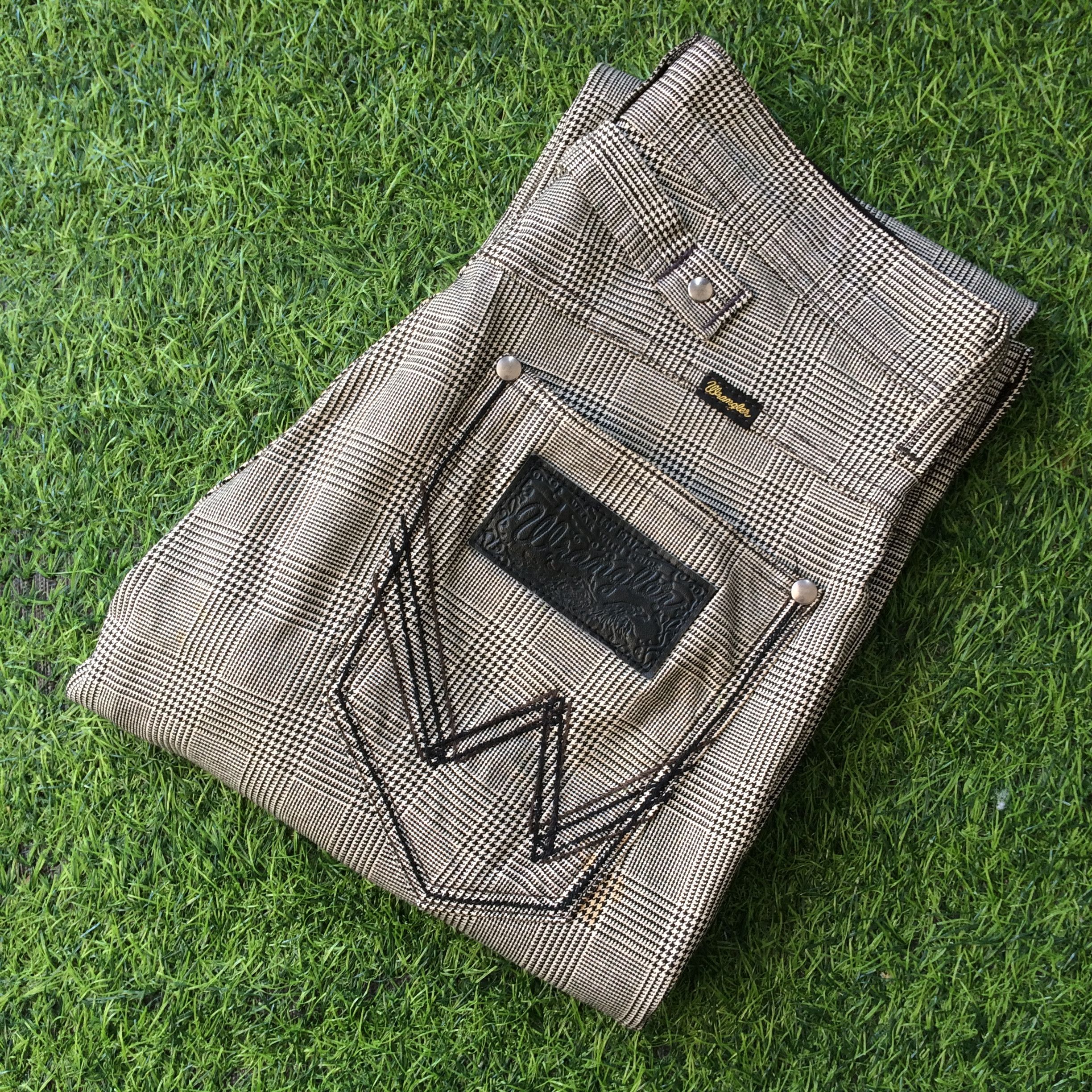 Japanese Brand Japanese Tartan Plaid Checkered Denim Jeans D-528 Size US 30 / EU 46 - 8 Thumbnail