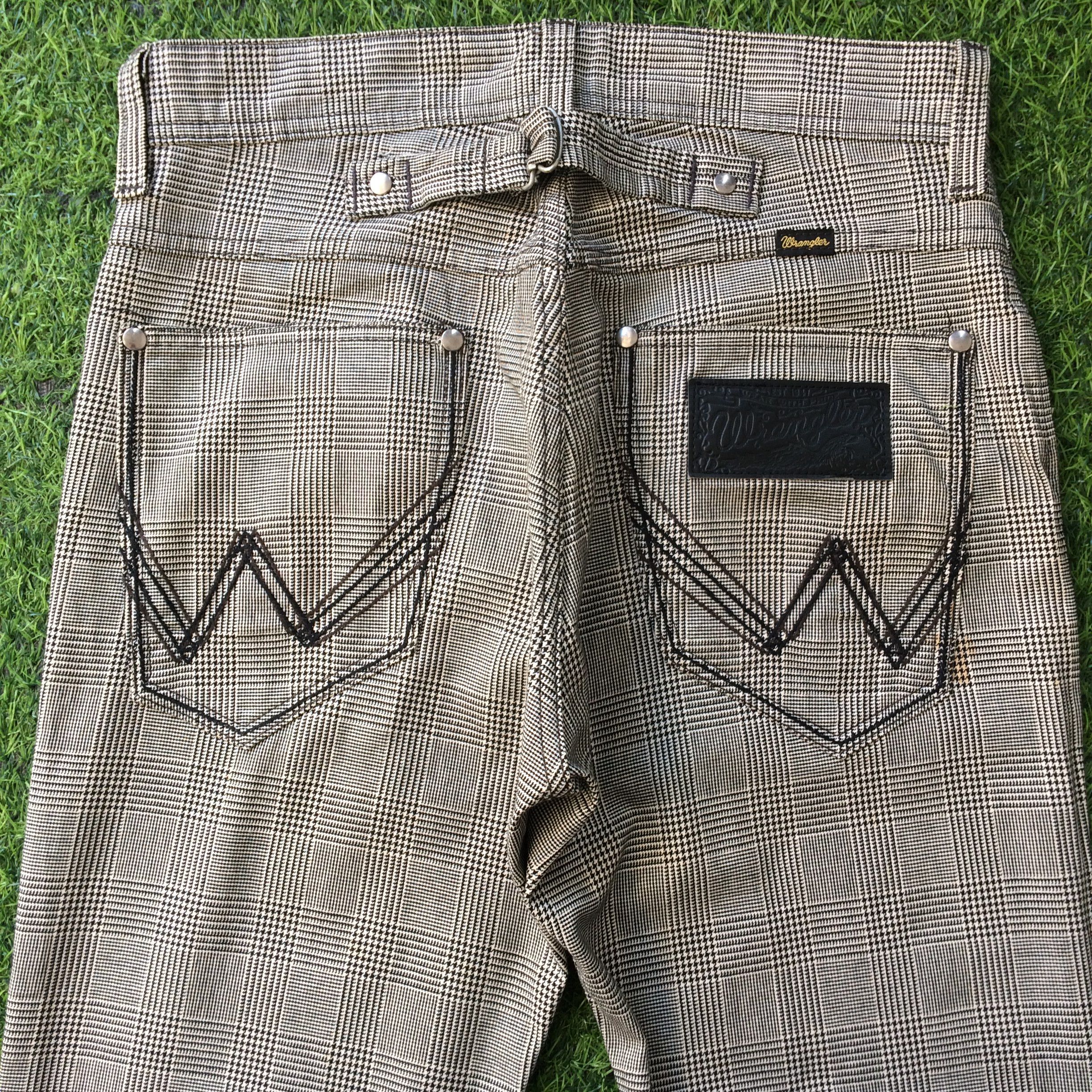 Japanese Brand Japanese Tartan Plaid Checkered Denim Jeans D-528 Size US 30 / EU 46 - 4 Thumbnail