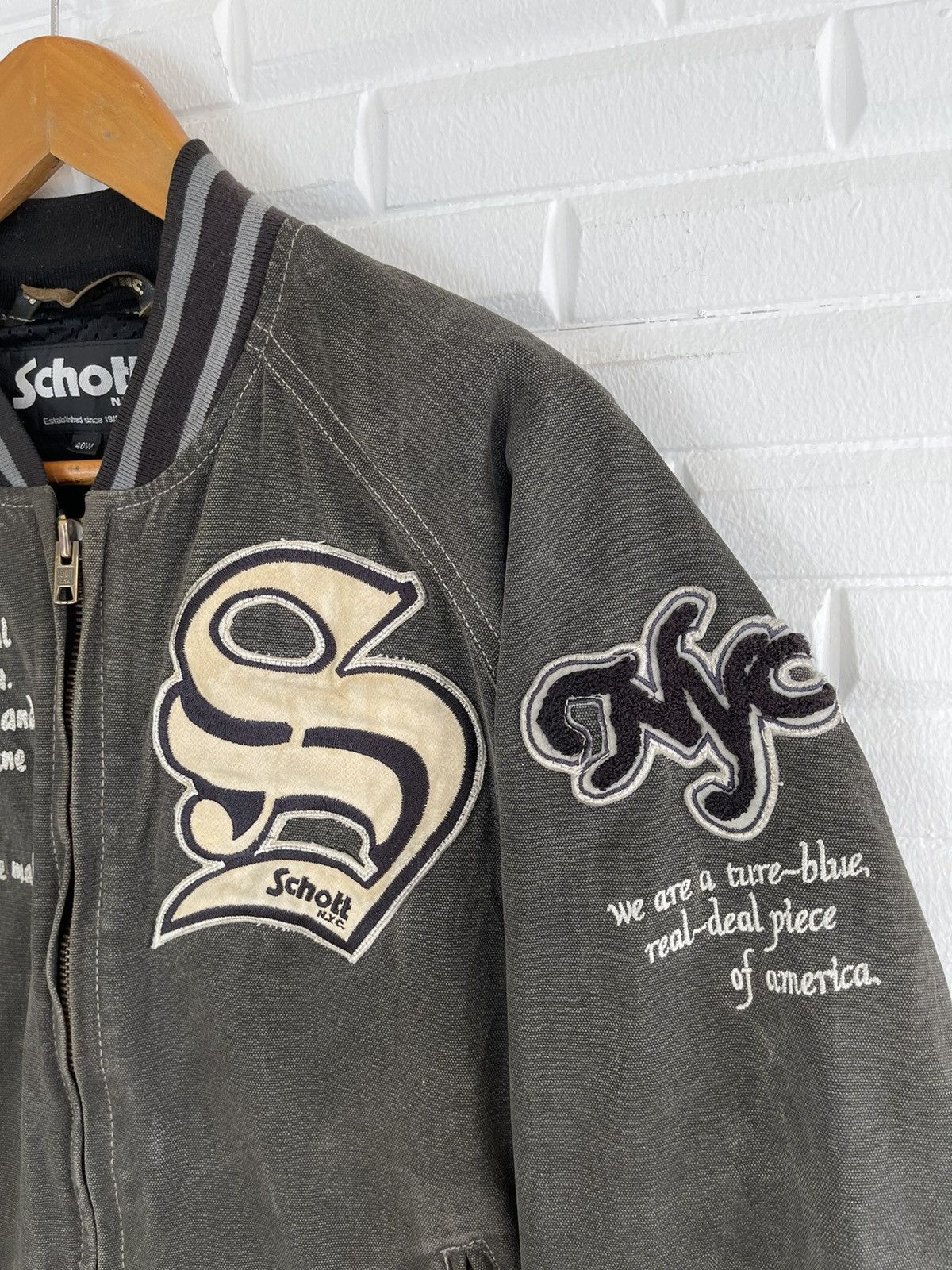 Schott × Vintage 🚀LAST DROP🔥Vtg SCHOTT BAD BEFORE BAD WAS A GOOD THING 8BALL Size US M / EU 48-50 / 2 - 7 Thumbnail