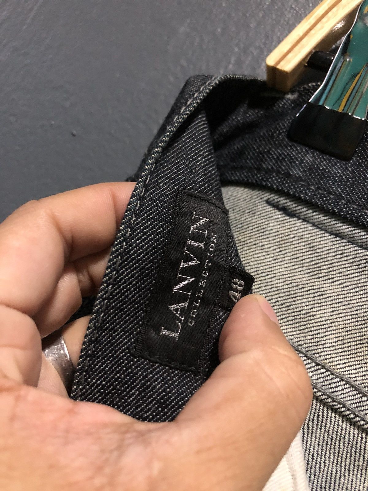 Lanvin × Vintage VINTAGE LANVIN COLLECTION DENIM JEANS Size US 33 - 7 Thumbnail