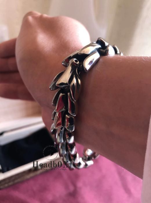 Vintage Viking Ouroboros Vintage Bracelet Size ONE SIZE - 1 Thumbnail