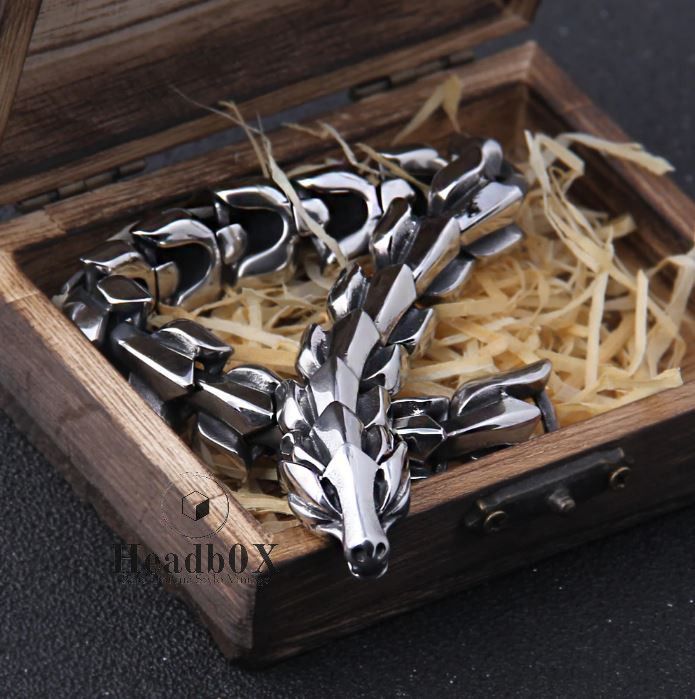 Vintage Viking Ouroboros Vintage Bracelet Size ONE SIZE - 7 Thumbnail