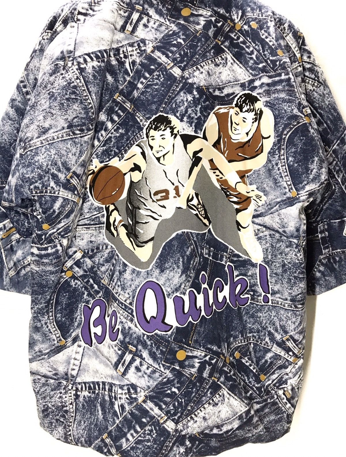 Anime Vintage Anima Basketball Traditional Kimono Winter Jacket Size US L / EU 52-54 / 3 - 6 Thumbnail