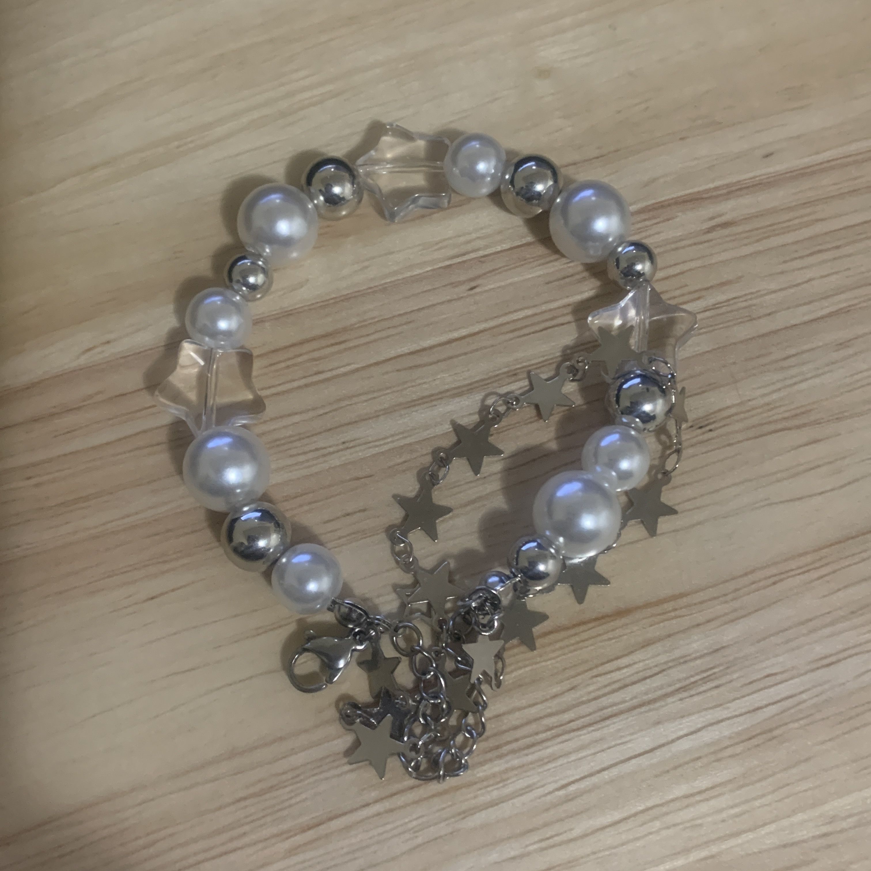 Other Pearl Star Beaded Bracelet Size ONE SIZE - 3 Thumbnail