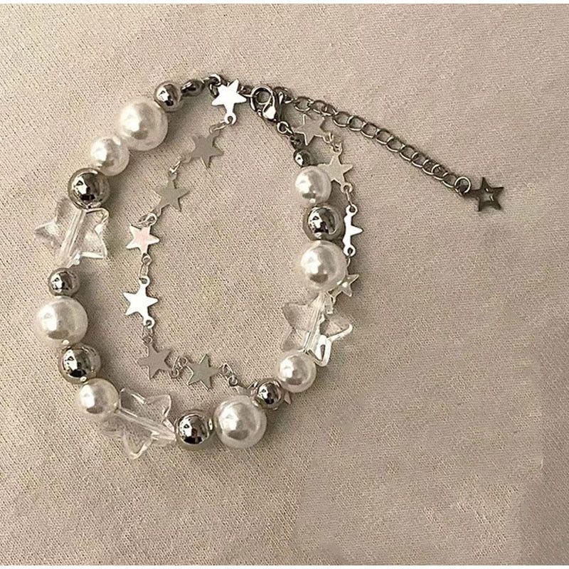 Other Pearl Star Beaded Bracelet Size ONE SIZE - 1 Thumbnail
