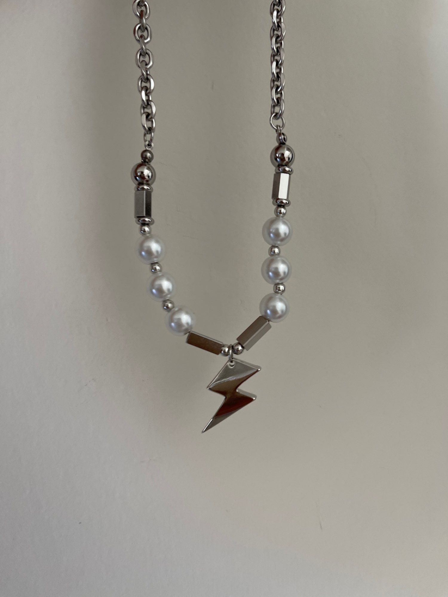 Jewelry Lightning Pearl Pendant Necklace Size ONE SIZE - 4 Thumbnail