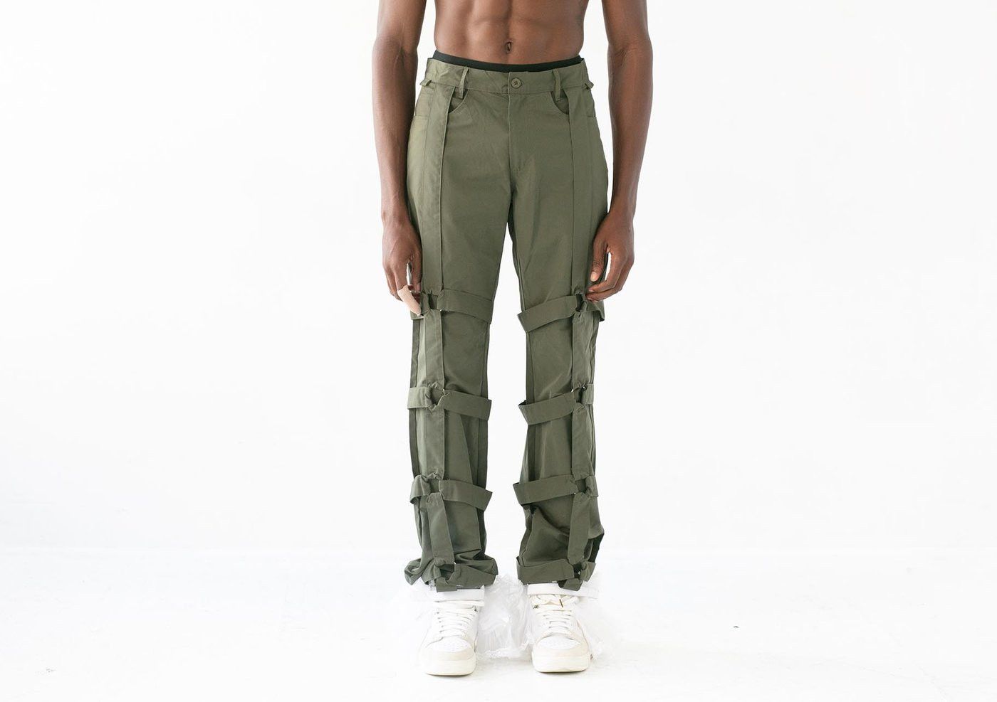Who Decides War MRDR BRVDO Bondage Harness Pants Who Decides War Ev Bravado Size US 28 / EU 44 - 3 Thumbnail