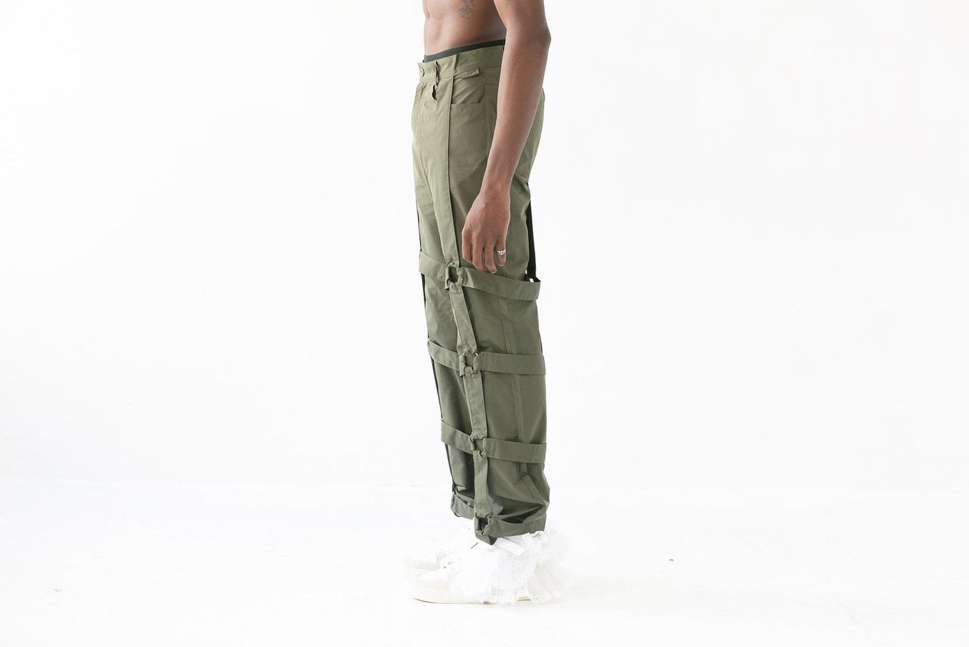 Who Decides War MRDR BRVDO Bondage Harness Pants Who Decides War Ev Bravado Size US 28 / EU 44 - 4 Thumbnail