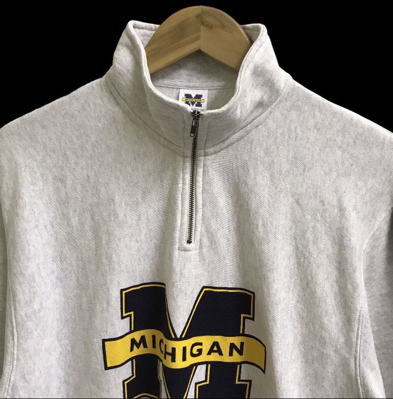 GU UNIVERSITY OF MICHIGAN BIGLOGO HALF ZIPPER SWEATSHIRT Size US M / EU 48-50 / 2 - 4 Thumbnail