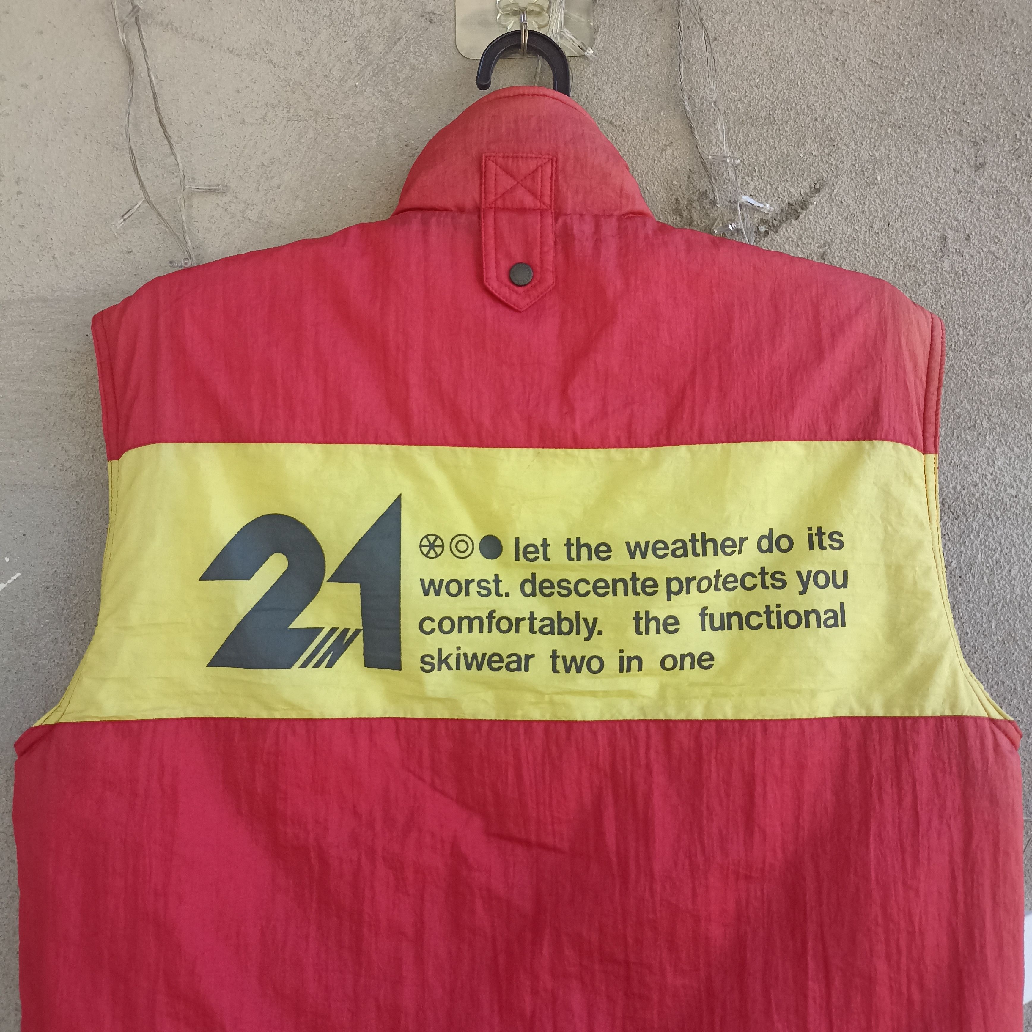 Descente × Japanese Brand Decente Two in One Skiwear Vest Size US M / EU 48-50 / 2 - 14 Thumbnail