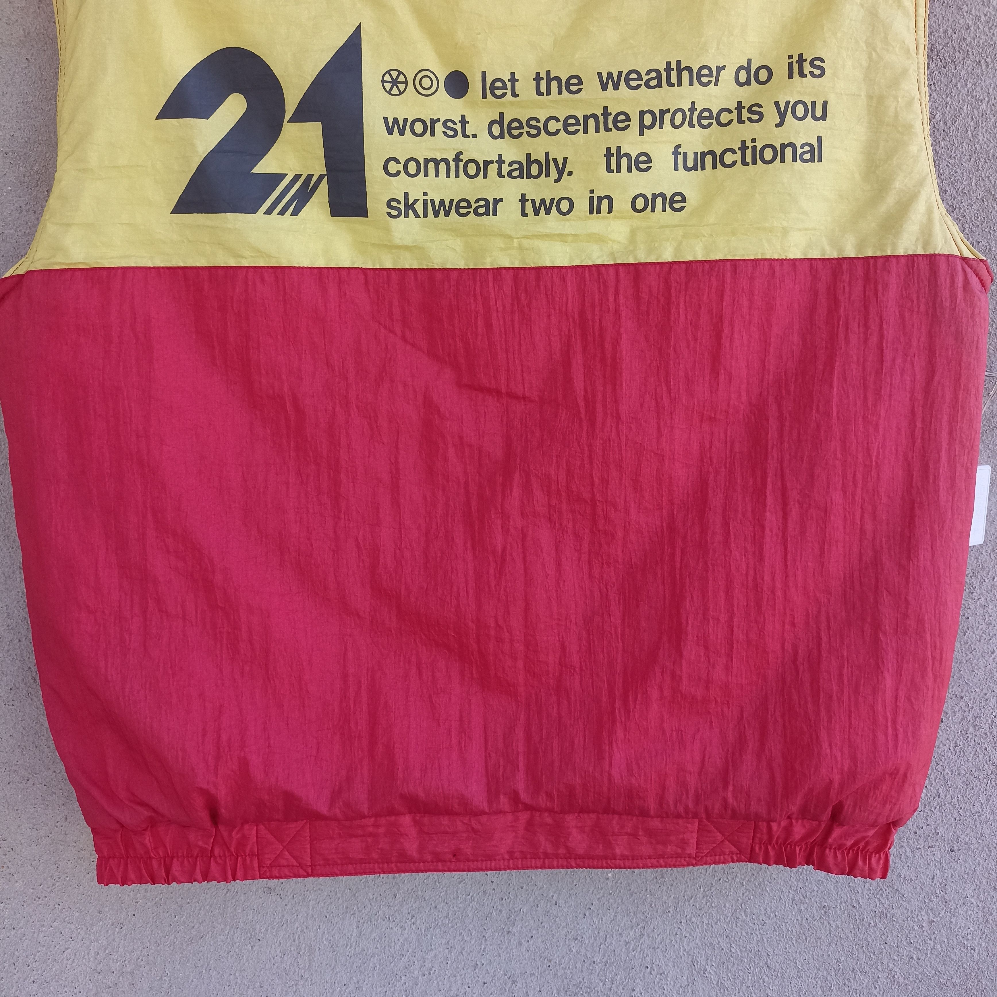 Descente × Japanese Brand Decente Two in One Skiwear Vest Size US M / EU 48-50 / 2 - 16 Thumbnail