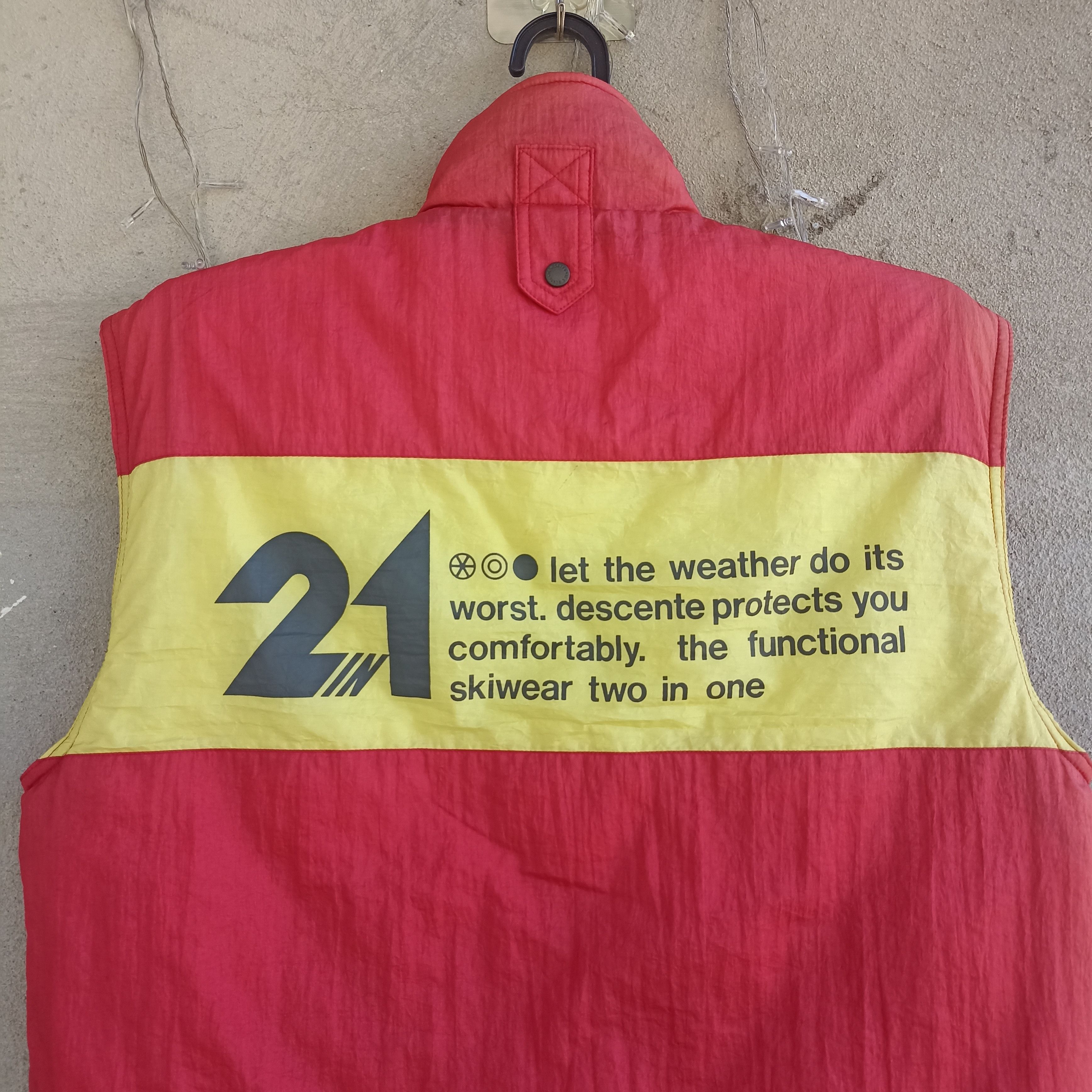 Descente × Japanese Brand Decente Two in One Skiwear Vest Size US M / EU 48-50 / 2 - 15 Thumbnail