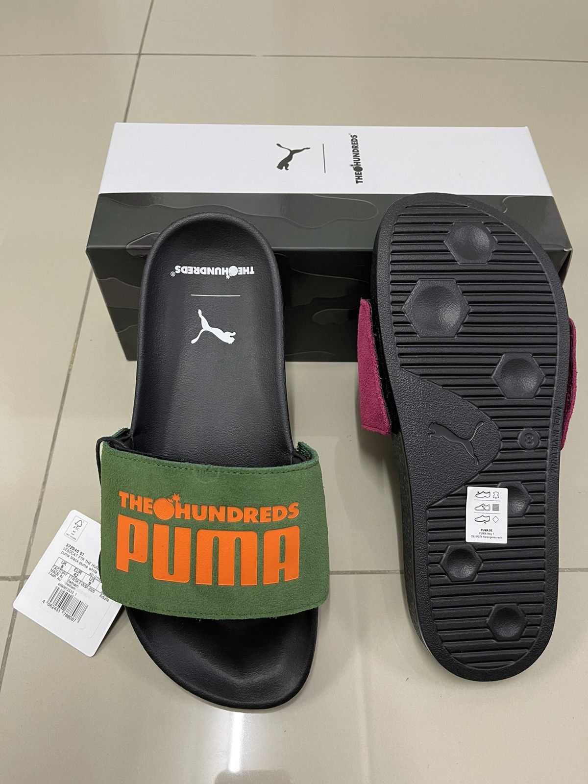 Puma The Hundreds Rare PUMA X THE HUNDREDS Leadcat Sandals Slides Grailed