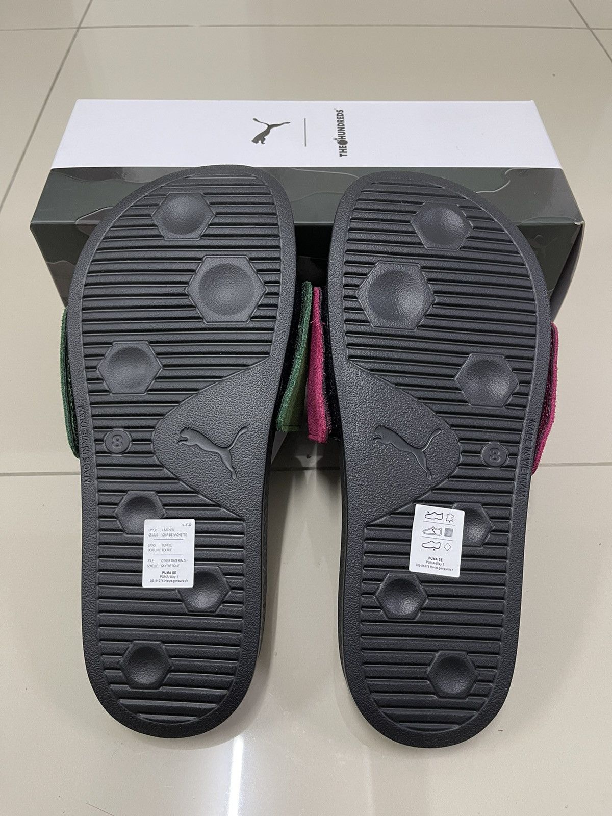 Puma × The Hundreds Rare PUMA X THE HUNDREDS Leadcat Sandals Slides Size US 9 / EU 42 - 8 Thumbnail