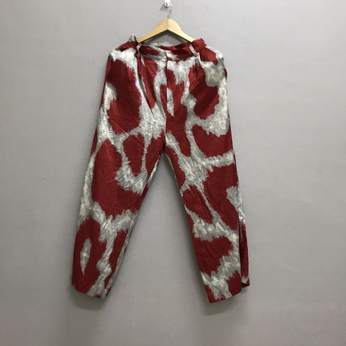 Japanese Brand Unbranded Silk women loose pants made in japan Size 24" / US 00 / IT 34 - 3 Thumbnail