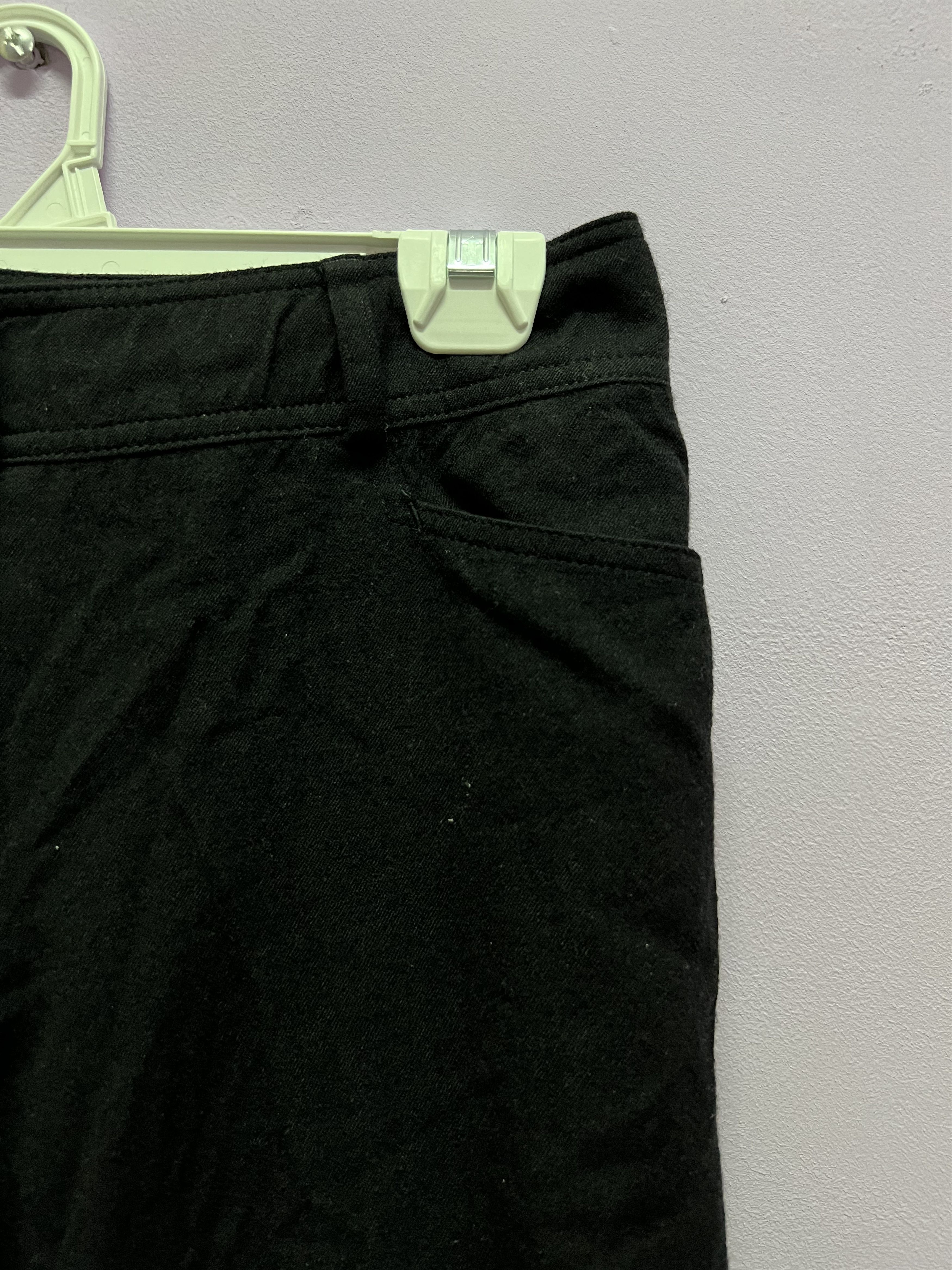 Burberry 🔥Black Burberry London Double Layers Pants Size 29" - 6 Thumbnail