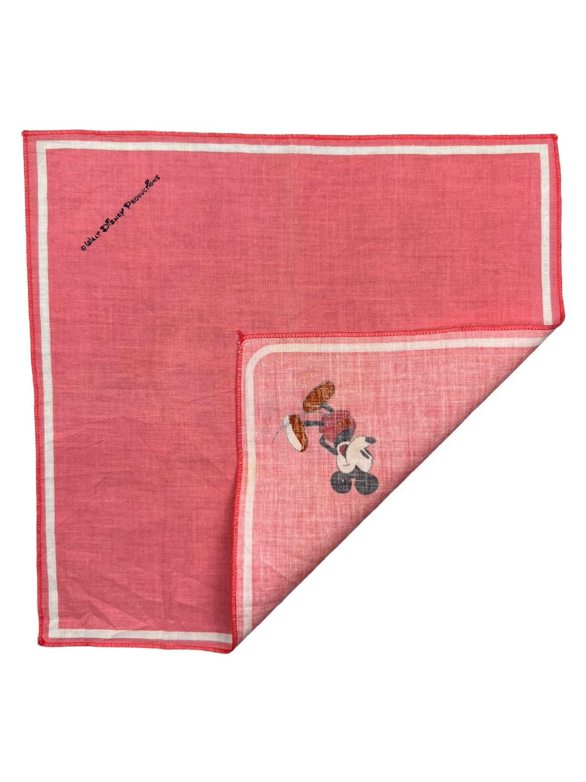 Disney Mickey Mouse Handkerchief Neckerchief Bandana Pocketsquare Size ONE SIZE - 3 Thumbnail
