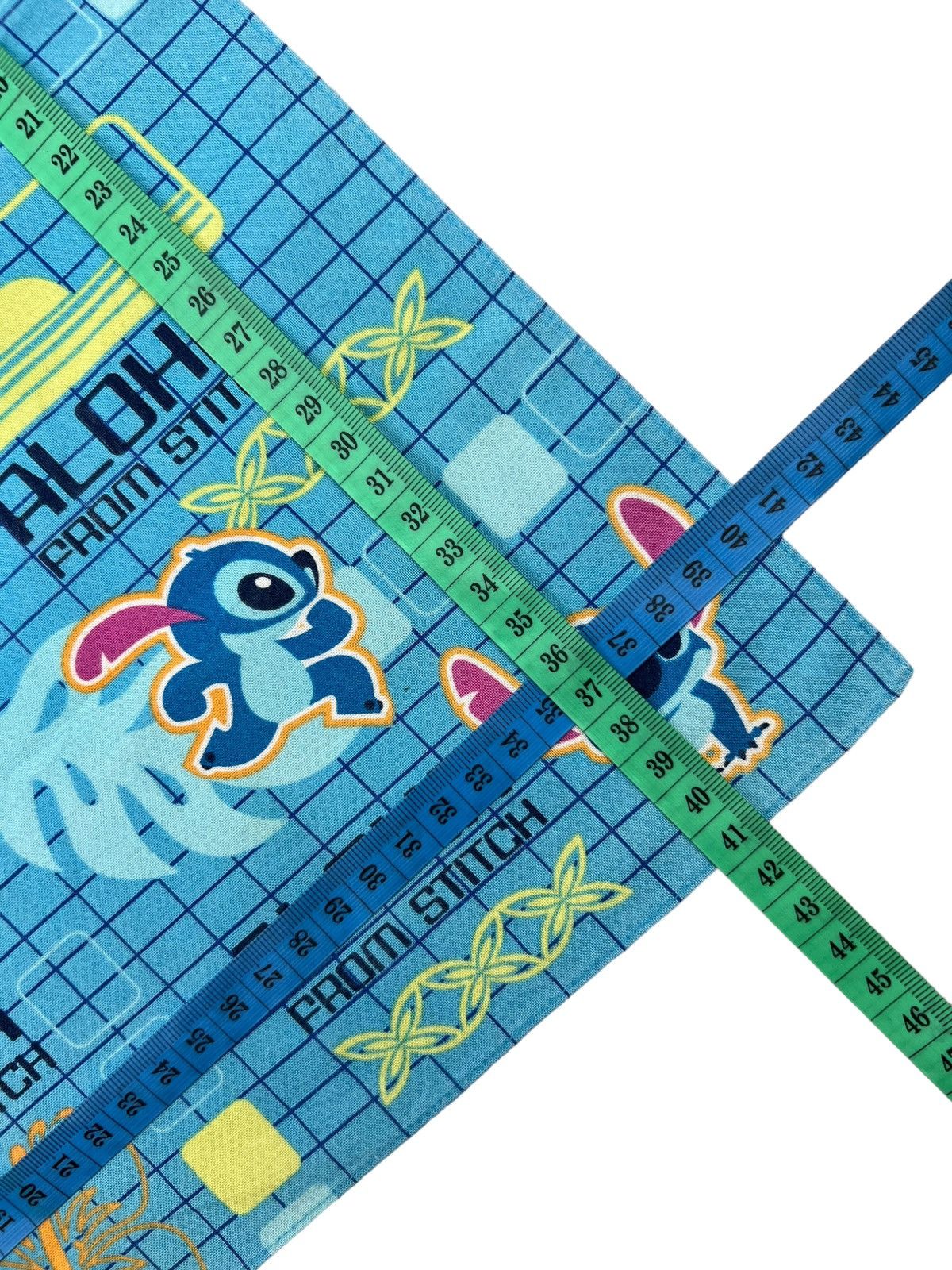 Disney Aloha From Stitch Handkerchief Neckerchief Pocketsquare Size ONE SIZE - 4 Thumbnail