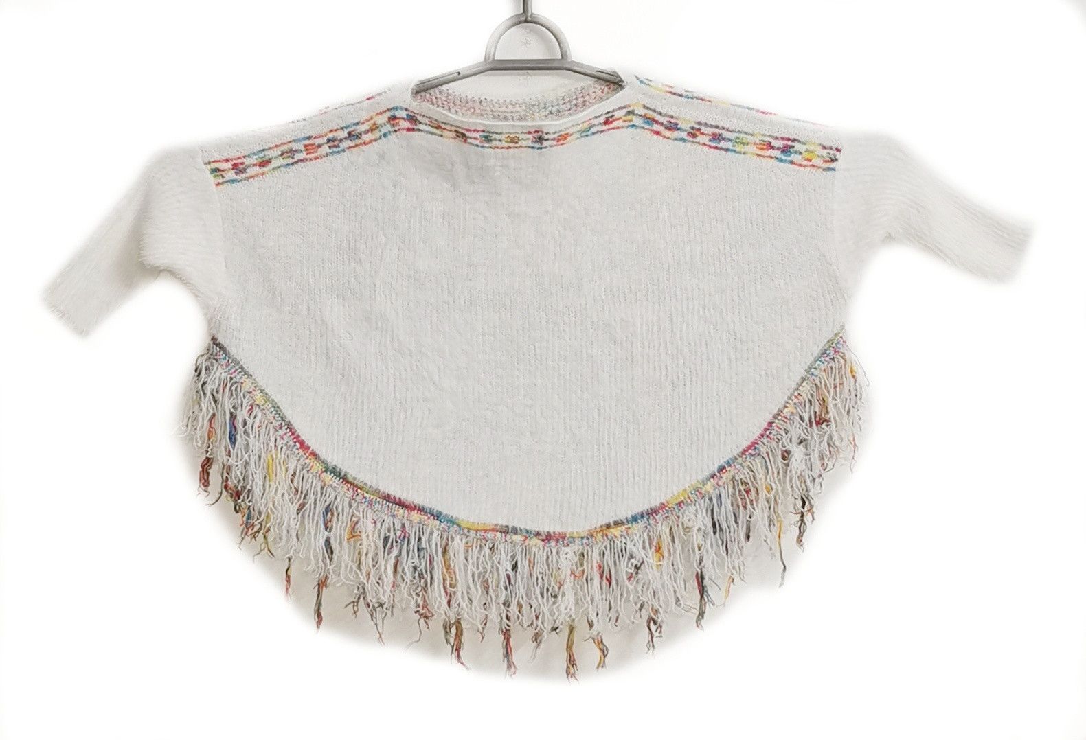 Japanese Brand Poncho Fleece Fringe Japanese Brand Size US XL / EU 56 / 4 - 2 Thumbnail
