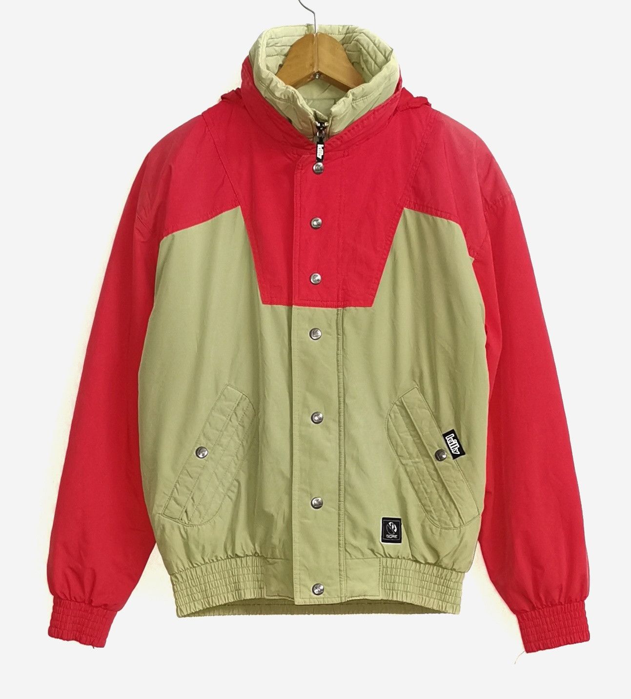 image of Killy By Asics Goretex Jacket in Green/Red, Men's (Size Medium)