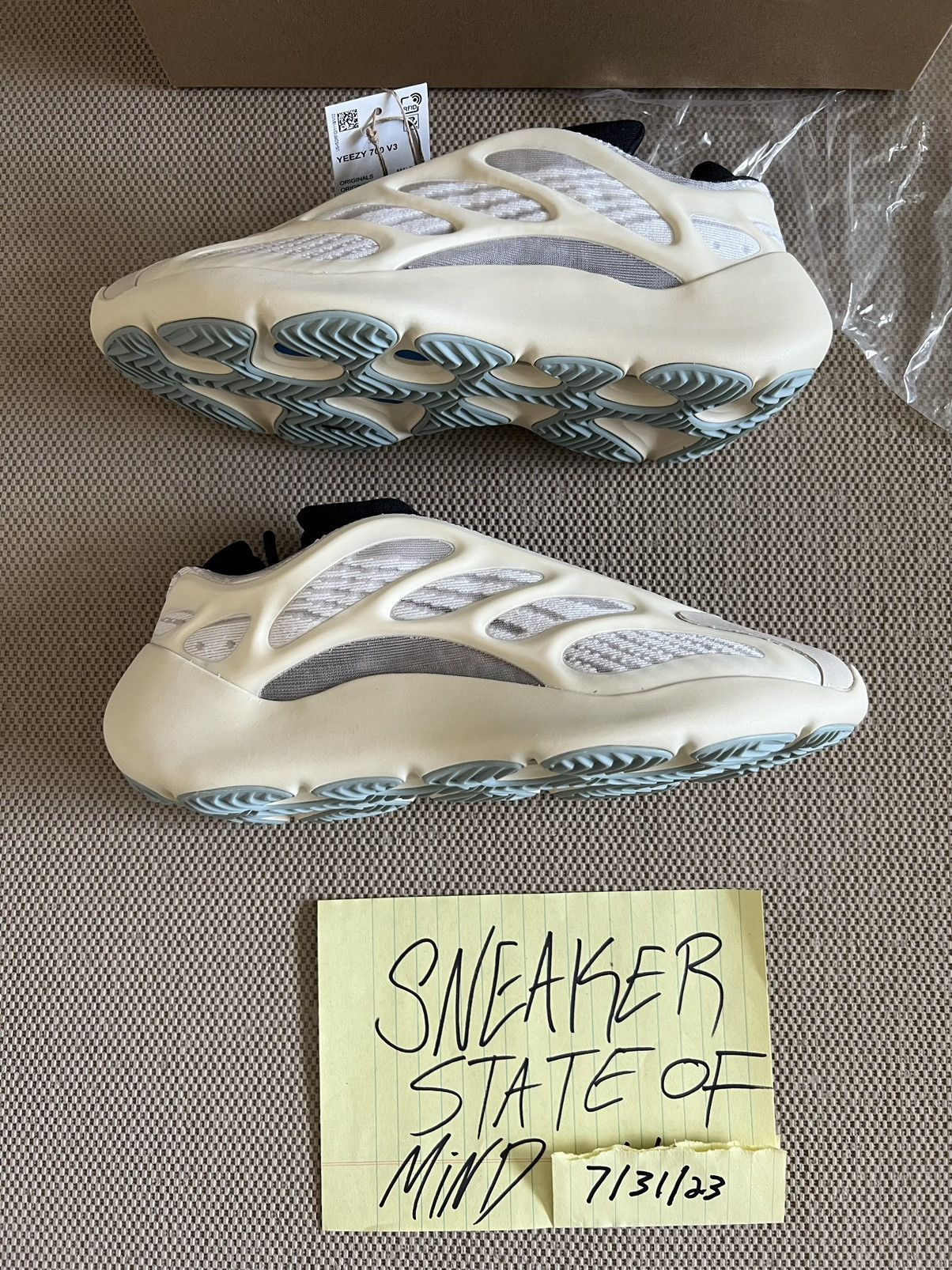 adidas gazelle silver green womens Adidas Yeezy Boost 700 V3 Azael (2019/2022/2023)
