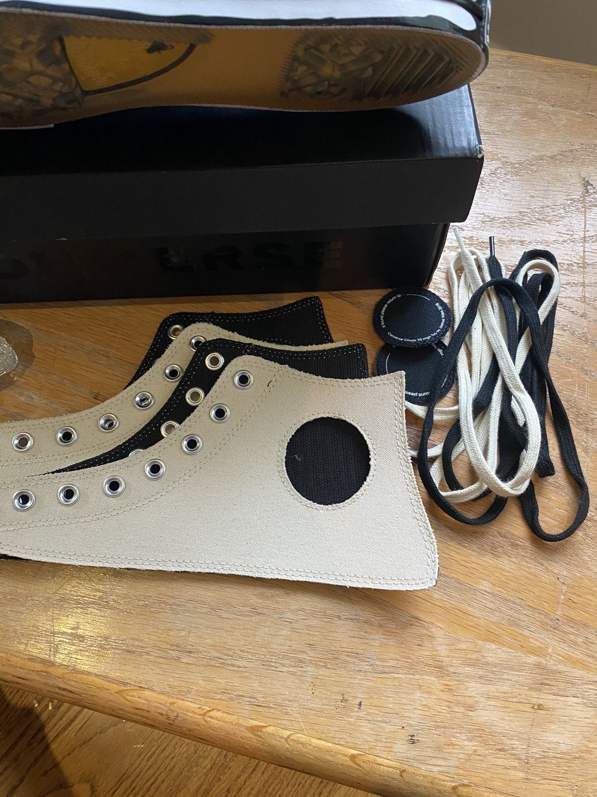 Converse × Joshua Vides Converse Joshua Vides Black Chuck Taylor All-Star 70 High Size US 11 / EU 44 - 6 Thumbnail