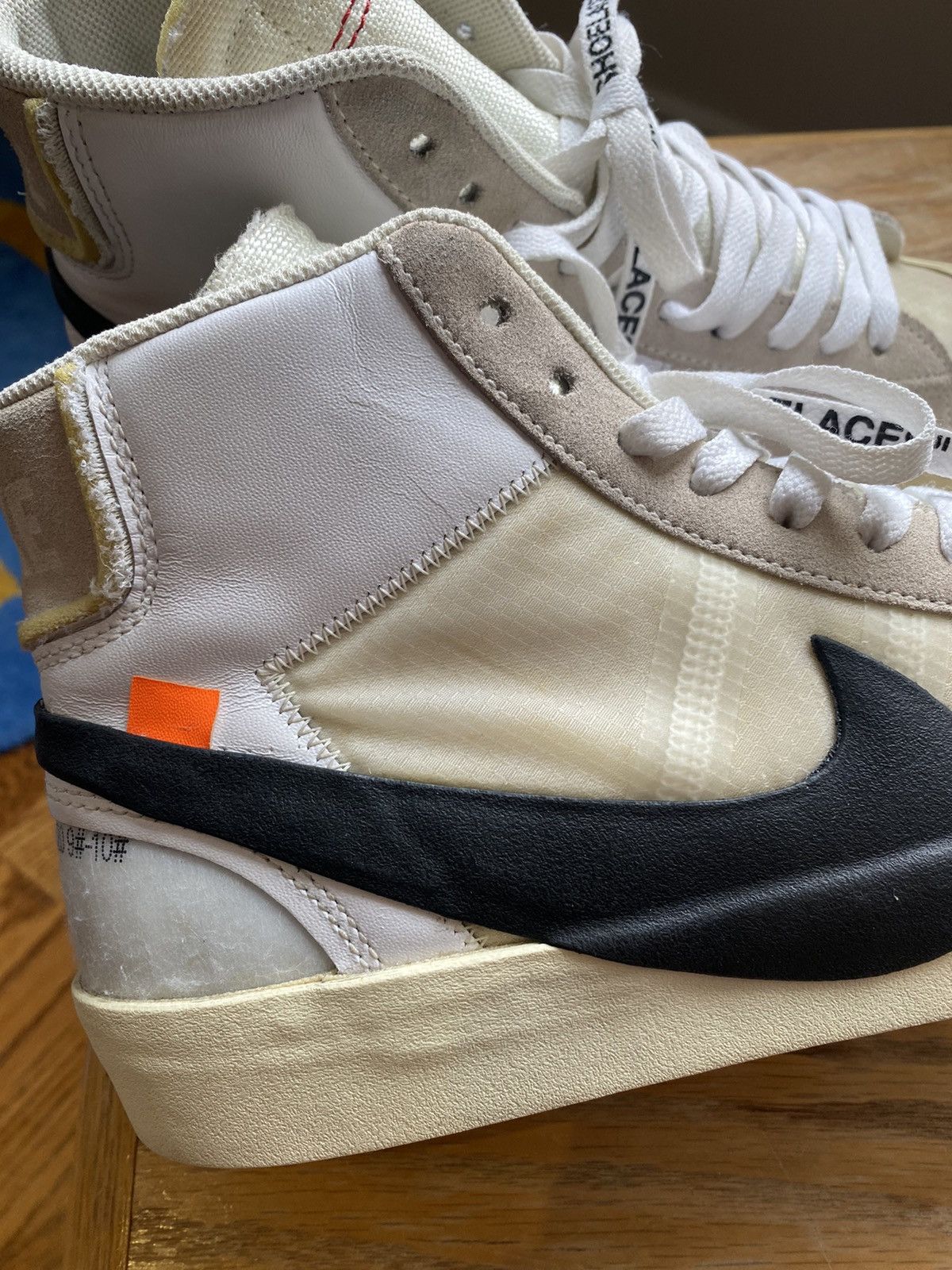 Nike × Off-White Nike Blazer Off-White “The Ten” Size 9.5 Size US 9.5 / EU 42-43 - 4 Thumbnail
