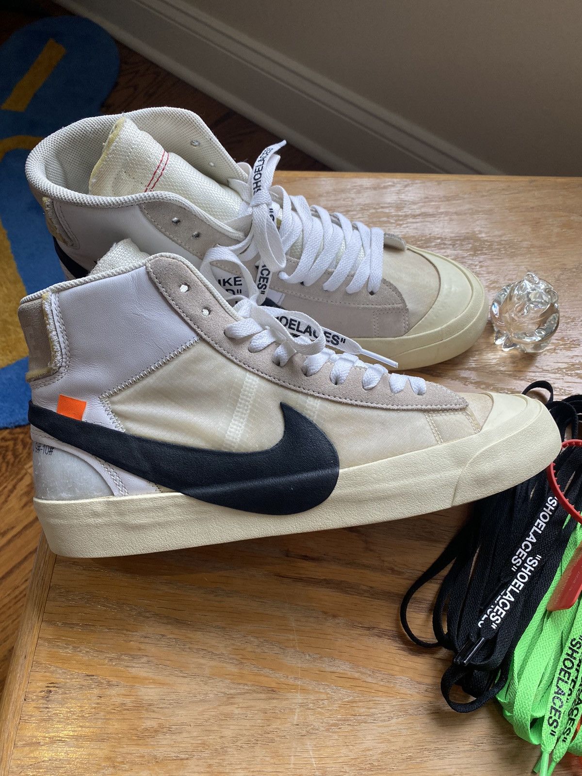 Nike × Off-White Nike Blazer Off-White “The Ten” Size 9.5 Size US 9.5 / EU 42-43 - 3 Thumbnail