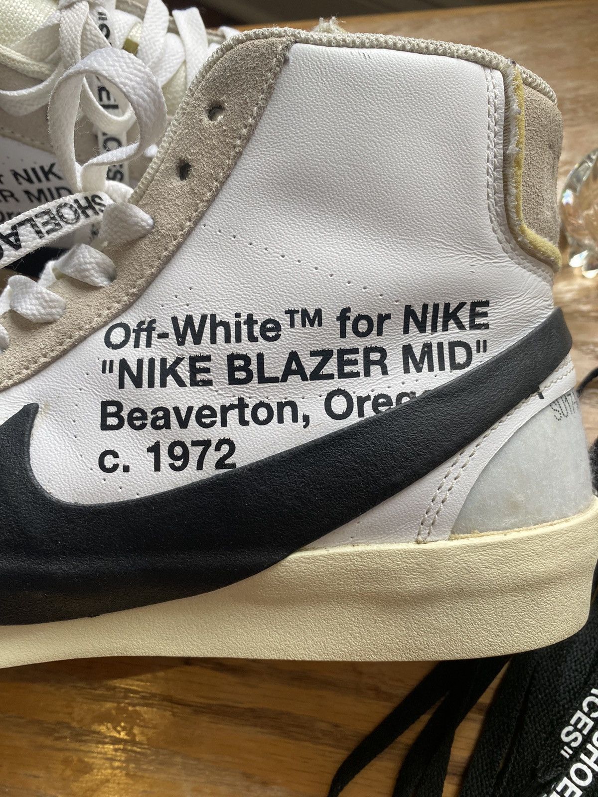 Nike × Off-White Nike Blazer Off-White “The Ten” Size 9.5 Size US 9.5 / EU 42-43 - 6 Thumbnail