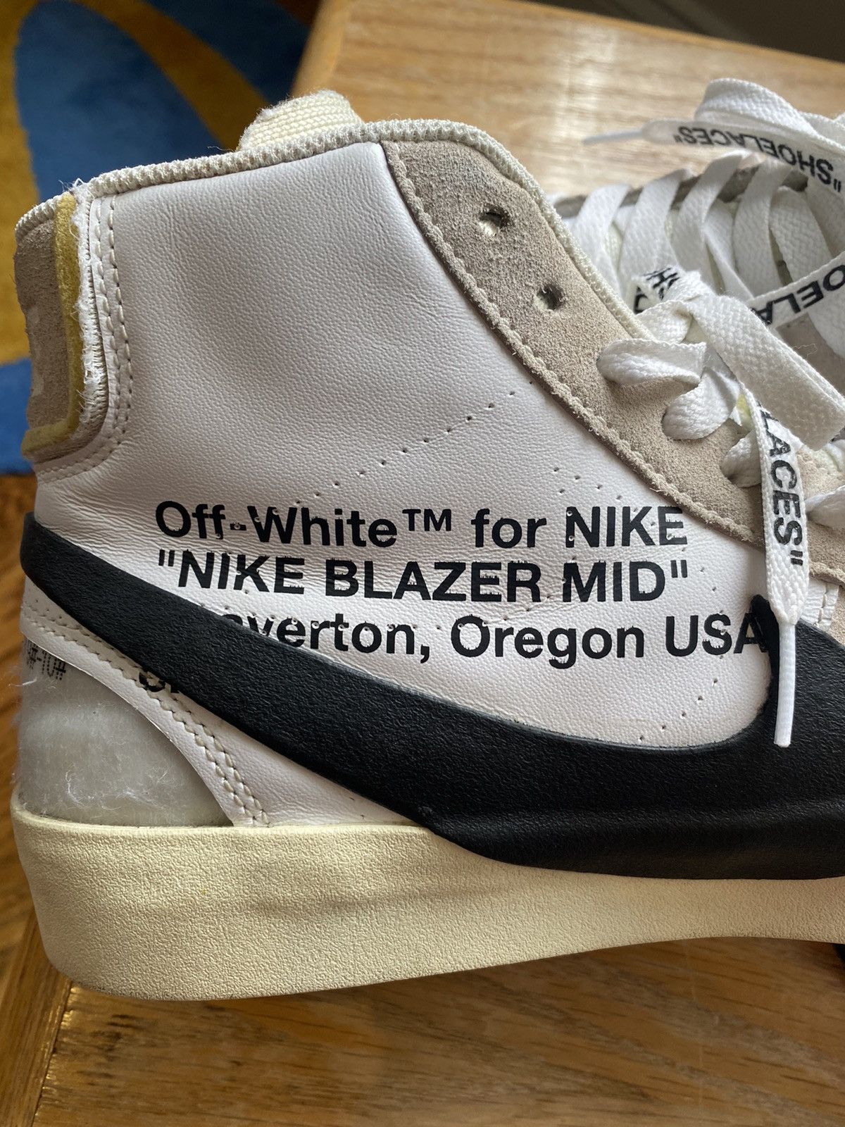 Nike × Off-White Nike Blazer Off-White “The Ten” Size 9.5 Size US 9.5 / EU 42-43 - 10 Thumbnail