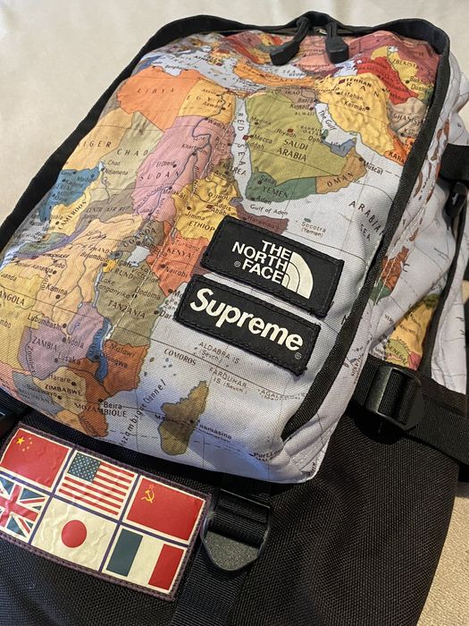 Supreme Supreme The North Face Expedition Maps Backpack Rare | Grailed