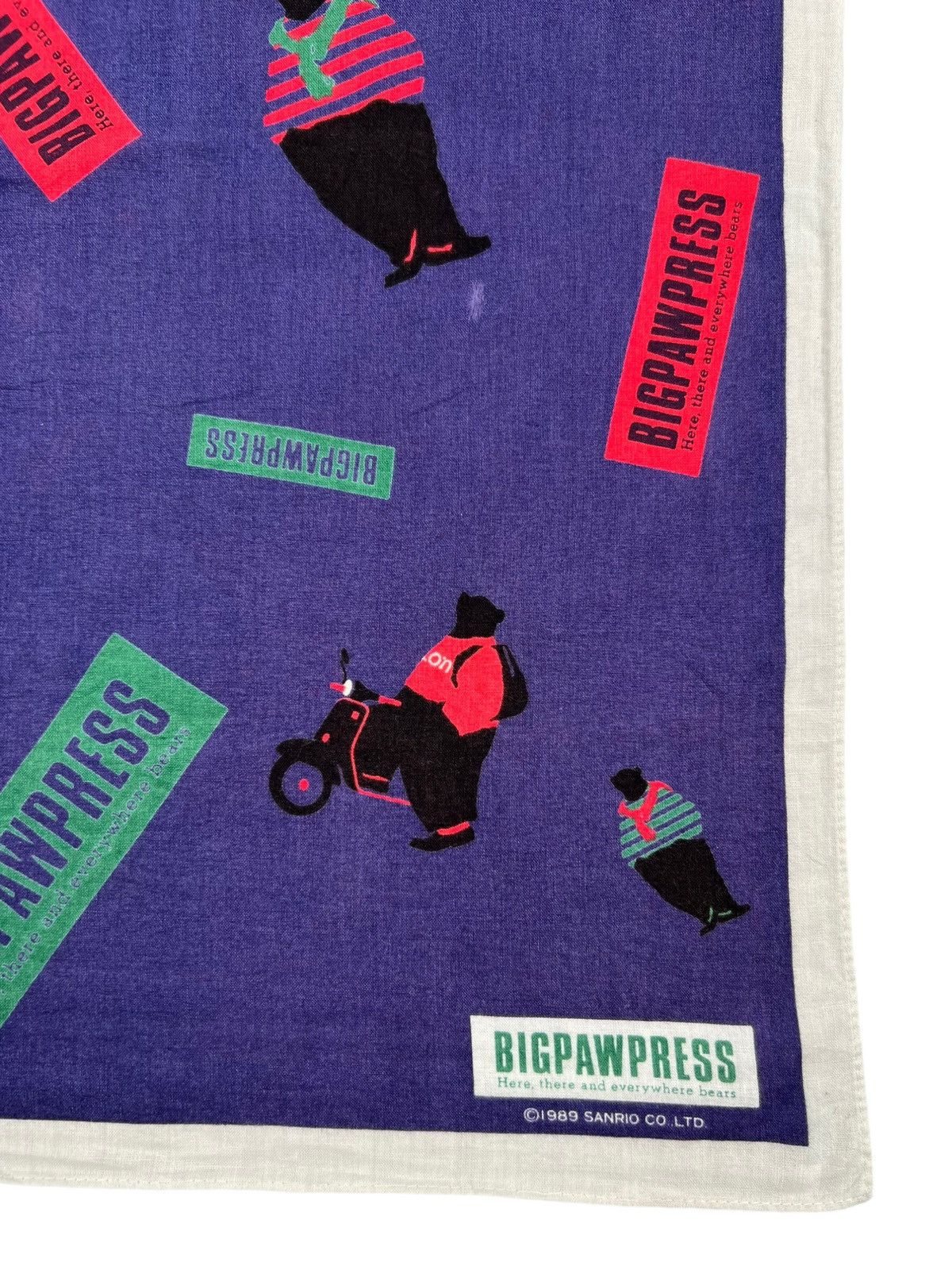 Japanese Brand BigPawPress Handkerchief Neckerchief Bandana Pocketsquare Size ONE SIZE - 2 Thumbnail
