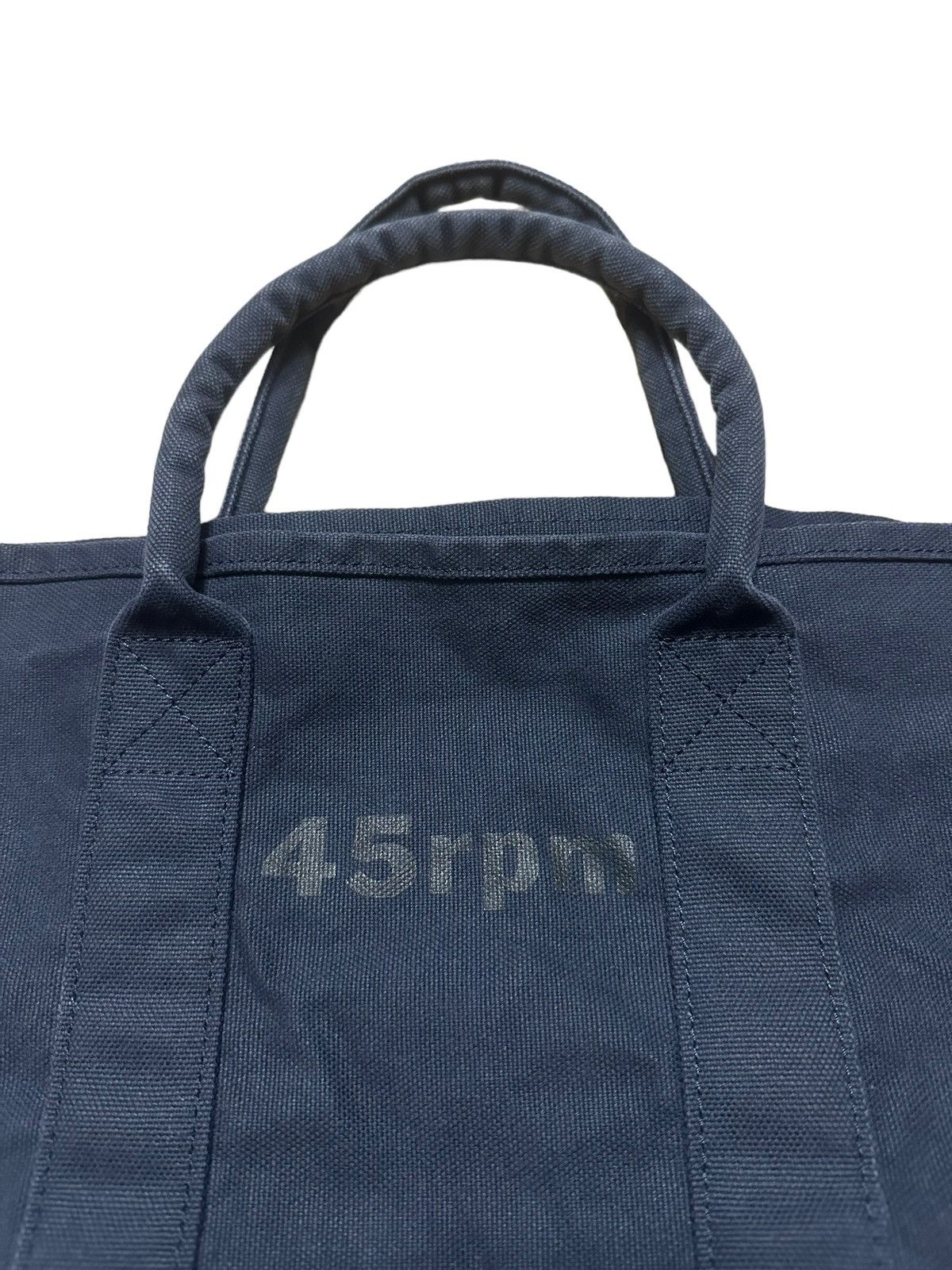 45rpm × Japanese Brand × Kapital 🇯🇵 1990s Rare 45Rpm Tote Bag Size ONE SIZE - 2 Thumbnail