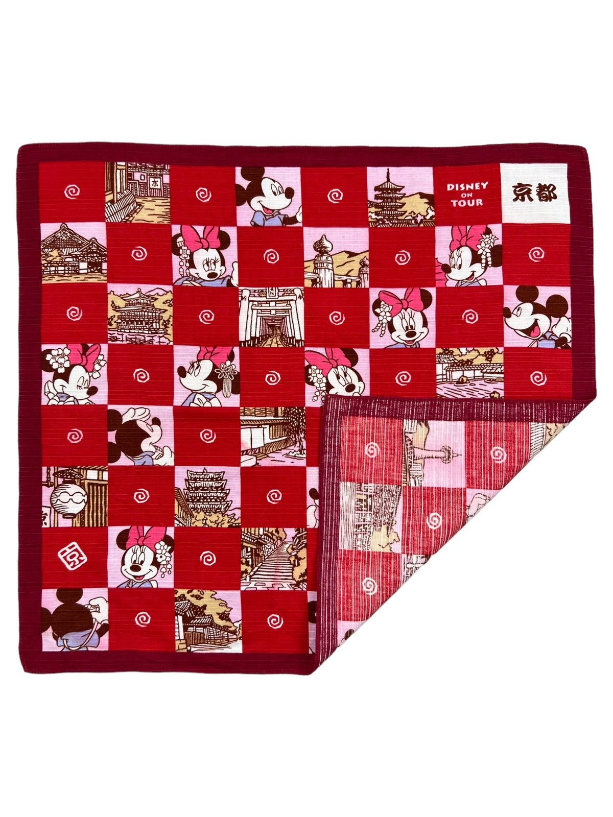 Disney Mickey Mouse Handkerchief Neckerchief Bandana Pocketsquare Size ONE SIZE - 3 Thumbnail