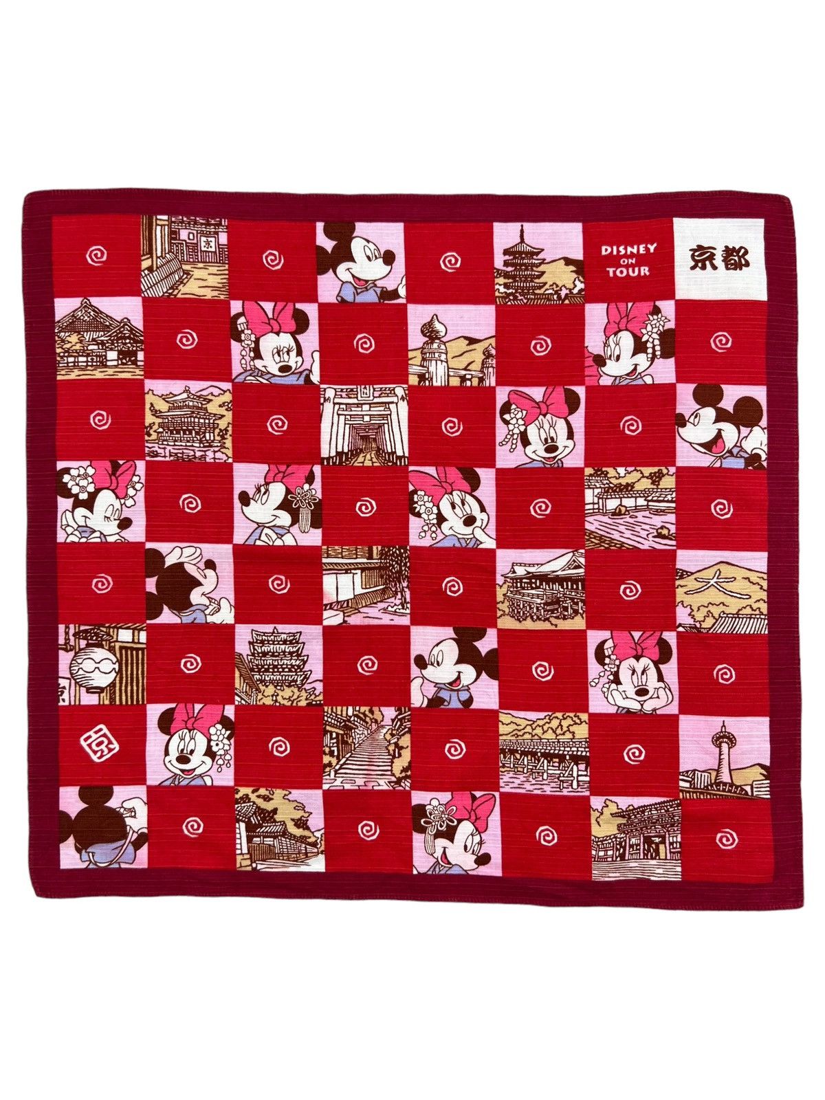 Disney Mickey Mouse Handkerchief Neckerchief Bandana Pocketsquare Size ONE SIZE - 1 Thumbnail